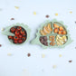 Set of 3 Dinosaur Suction Plate, bowl and Spoon,BPA Free and Dishwasher Safe