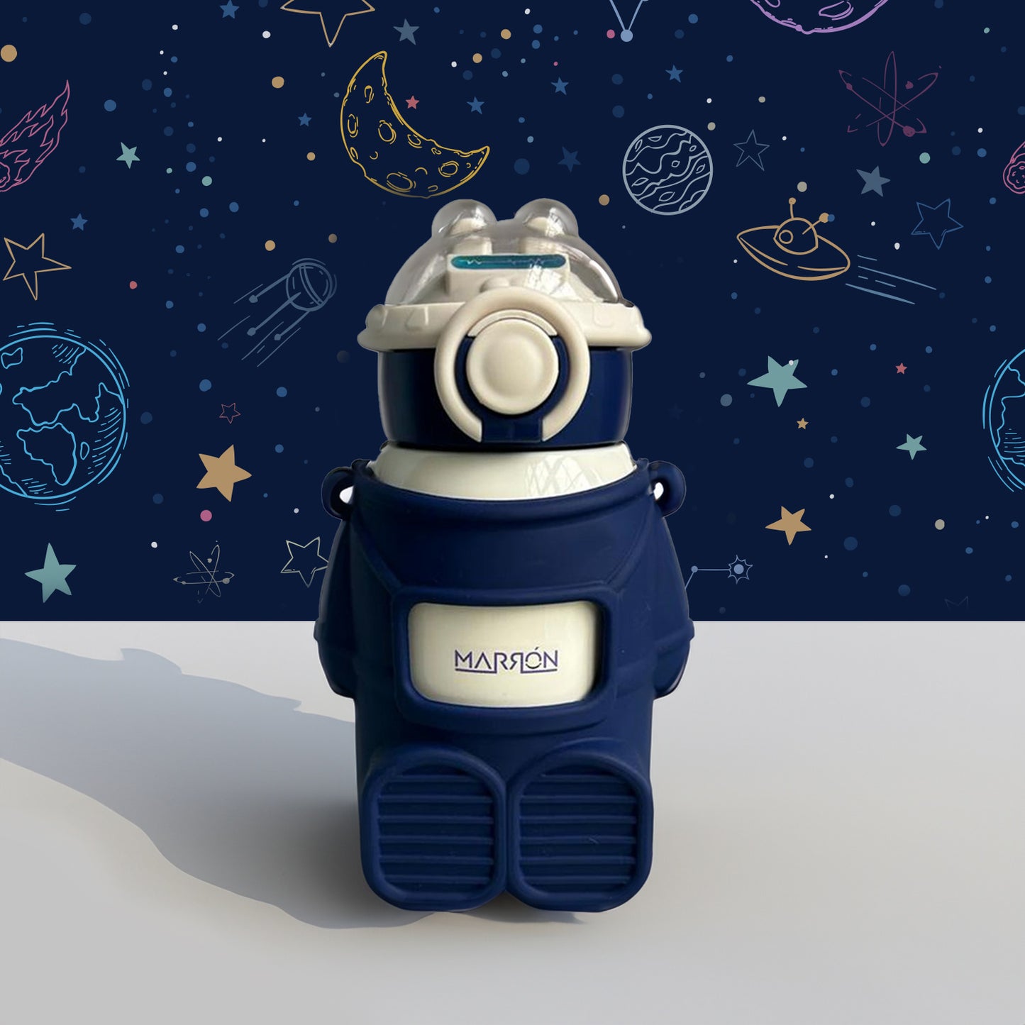 Cute & Stylish Astronaut Insulated Stainless Steel Water Bottle For Kids 500 ml