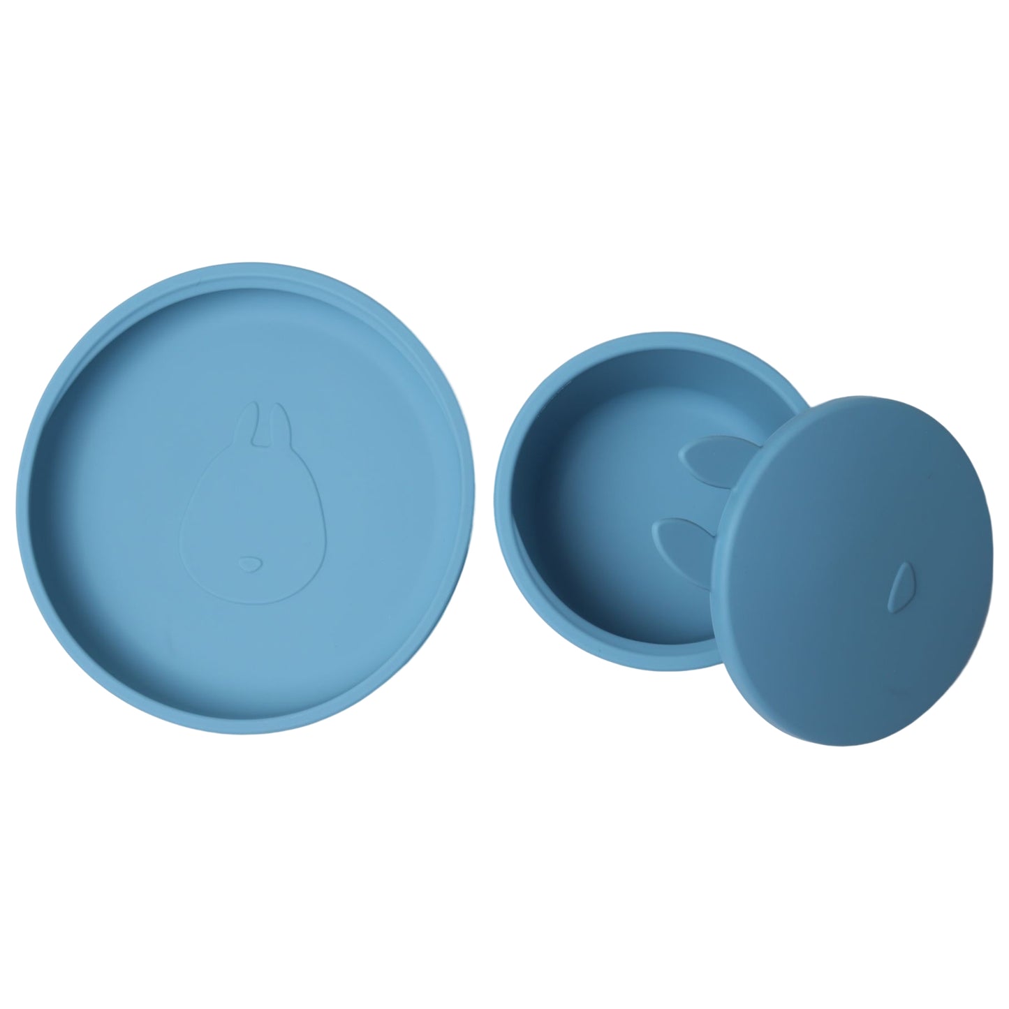 Kangaroo Plate and Bowl Set, Suction Plate for Baby & Toddler, BPA-Free, Microwave Safe