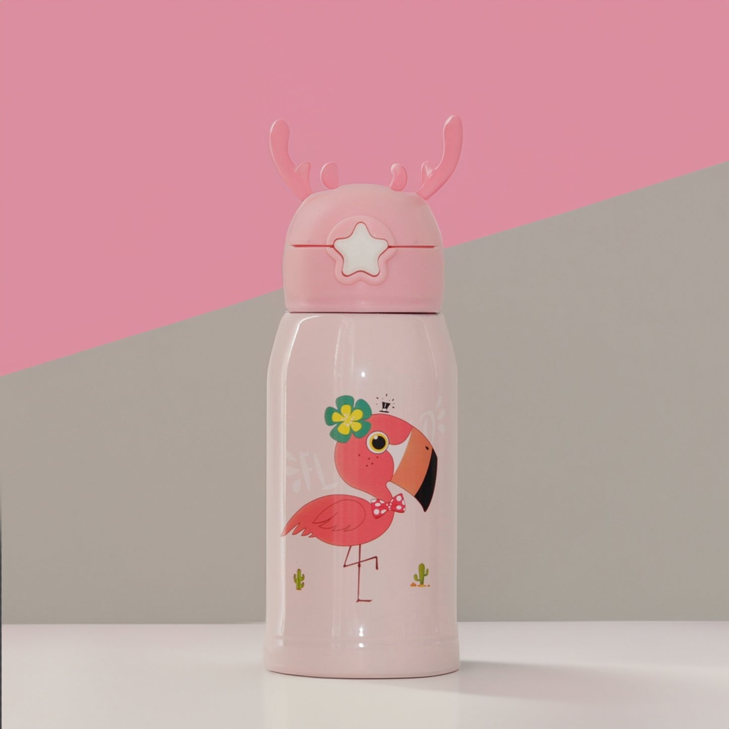 Cute & Stylish Insulated Stainless Steel Water Bottle For Kids 500 ml