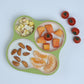 Panda Plate with Suction Base, Non-Slip and BPA-Free, Great for Toddlers and Kids, Easy to Clean