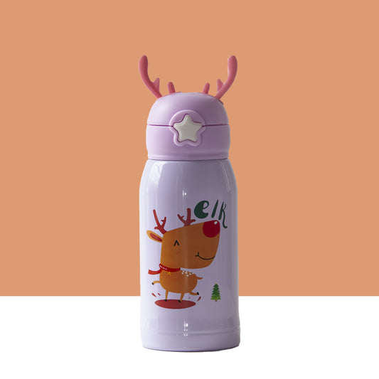 Cute & Stylish Insulated Stainless Steel Water Bottle For Kids 500 ml