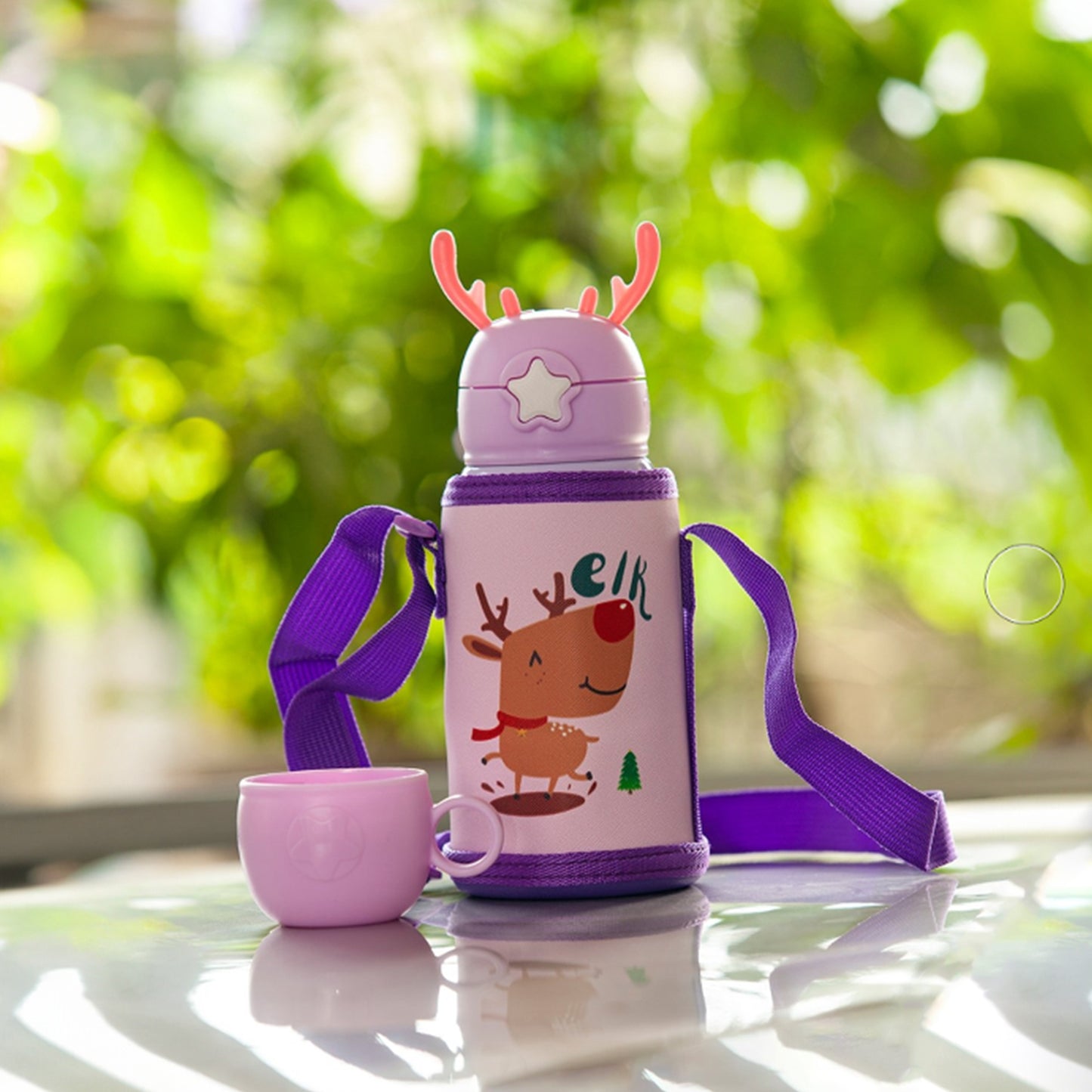 Cute & Stylish Insulated Stainless Steel Water Bottle For Kids 500 ml