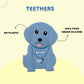 Dog Silicon Teether, ideal teether for 6 to 12 months baby, BPA free teething toys for babies