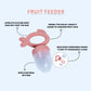 Food Fruit Feeding Teether for Teething with Pacifiers Meshes, Baby Feeder for 6 to 12 Months,BPA Free, Baby Grip Feeder